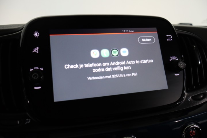 Fiat 500 1.2 Lounge Automaat Apple Carplay/Android Auto